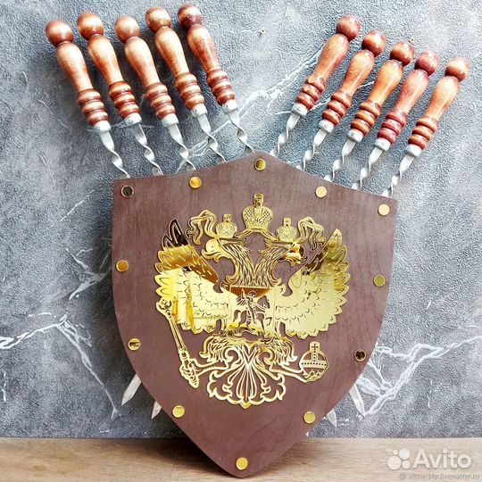 Подставка / для шампуров / шампурница / Щит