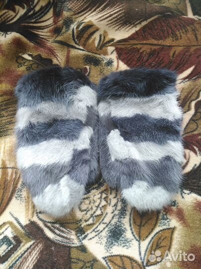 Норковые варежки