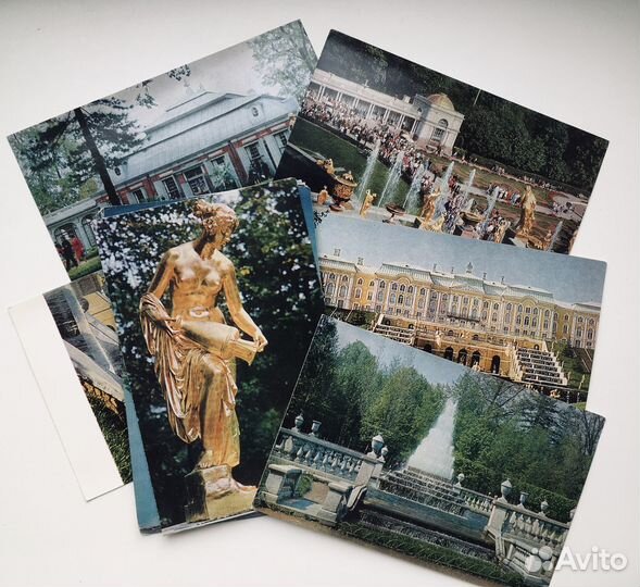 Открытки Петродворец 1974