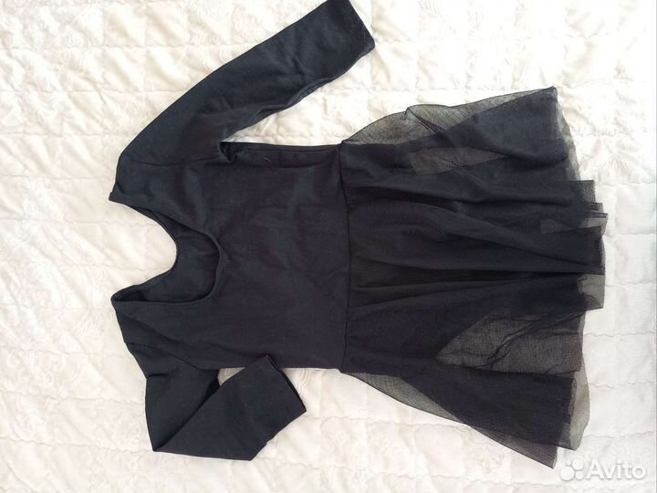 Купальник гимнастический и балетки