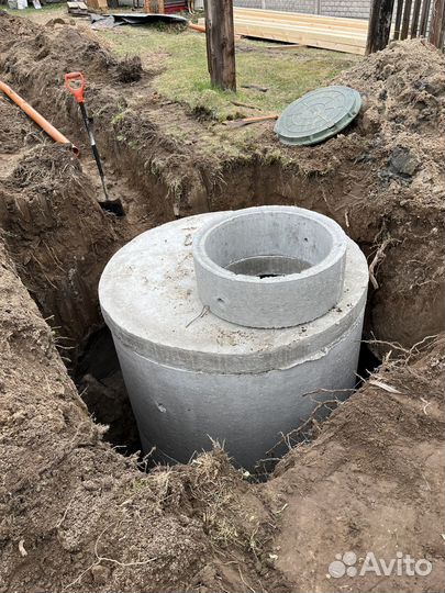 Септик под ключ, выгребная яма, канализация,дренаж