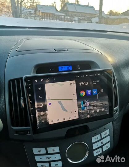 Hyundai Elantra 4 06+ android магнитола teyes