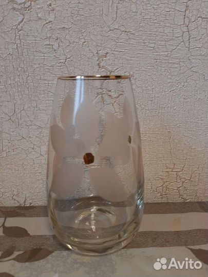 Штоф хрусталь (Италия), ваза винтажная СССР