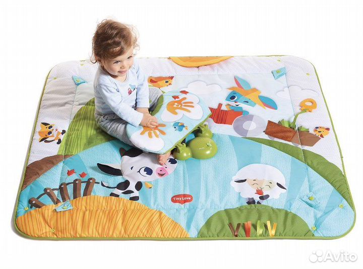 Развивающий коврик tiny love ферма