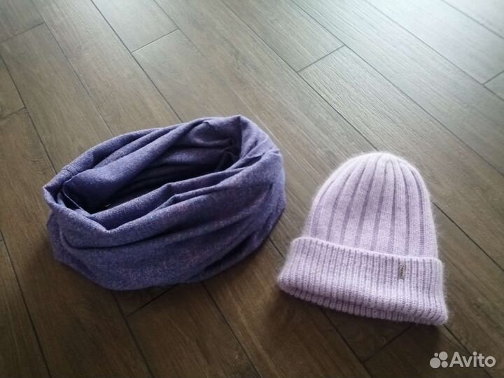 Женская шапка, шарф, снуд, платок