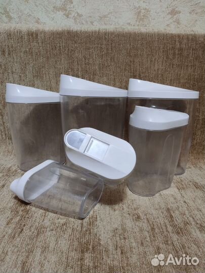 Набор ёмкостей для хранения сыпучих продуктов