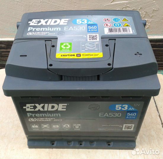 Аккумулятор бу Exide Premium EA530