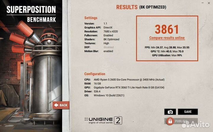 Видеокарта RTX 3060ti