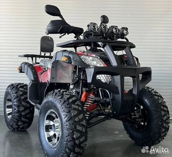 Квадроцикл Grizzly 250cc красный