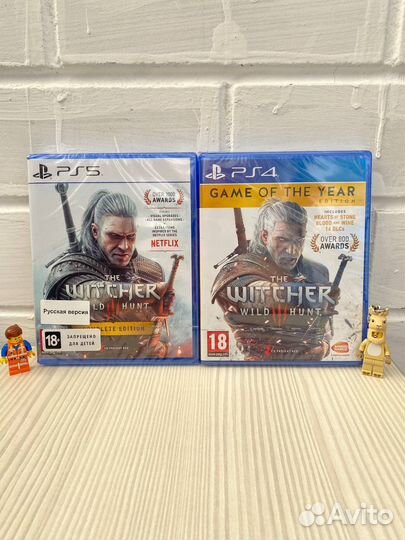 Новый Ведьмак 3 Игра года PS4/PS5 запечатанный