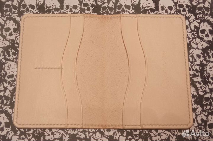 Кожаный чехол до паспорта