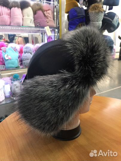 Зимняя мужская шапка ушанка