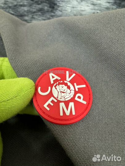 Серый свитшот Cav Empt 100 хлопок