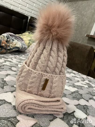 Шапка и снуд для девочки