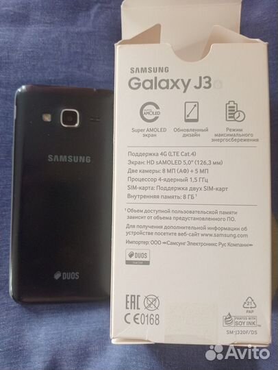 Телефон samsung galaxy J3 / 6