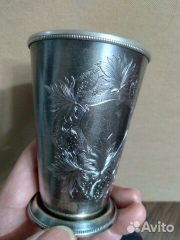 Стопка серебро 875