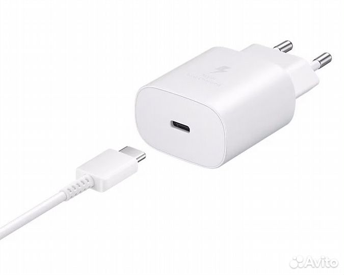 Адаптер Samsung 25W EP-TA800 USB-C с кабелем USB-C