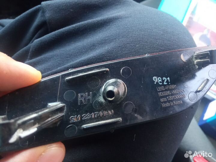 Отражатель заднего бампера chevrolet malibu 9