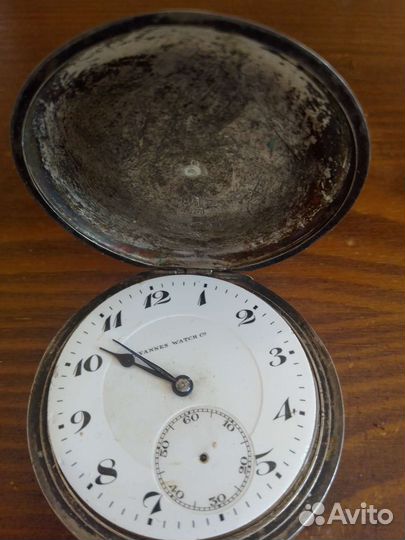 Часы карманные серебро Tavannes Watch Co