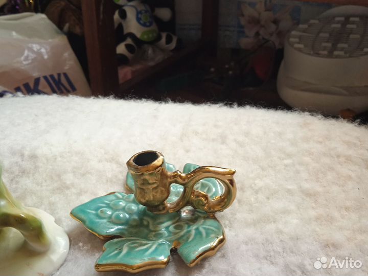 Синички и подсвечник