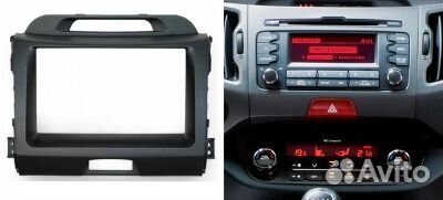 Переходные рамки для магнитол на KIA