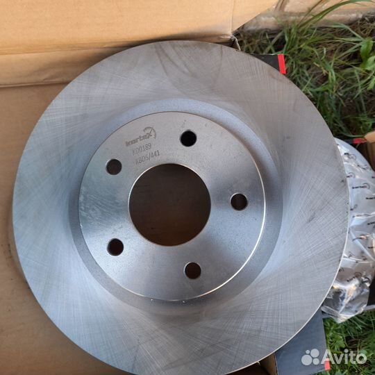 Диск тормозной передний KD 0189 kortex (296х26)