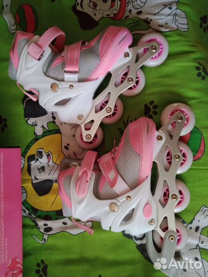 Роликовые коньки детские раздвижные