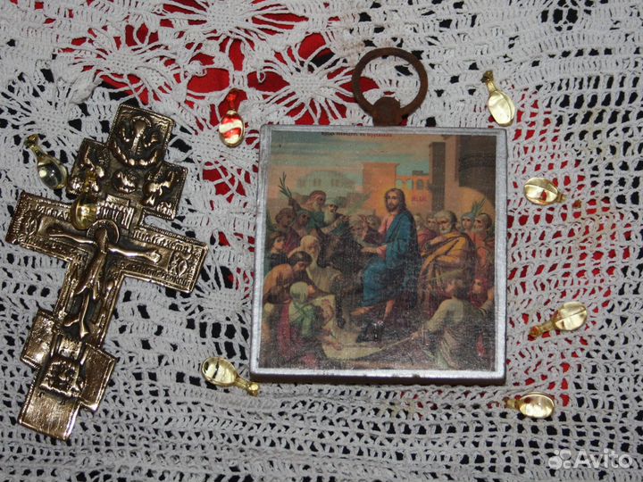 Старинная Афонская Икона. Спаситель