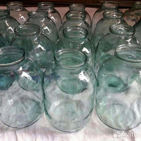 Стеклянная банка 3л б/у