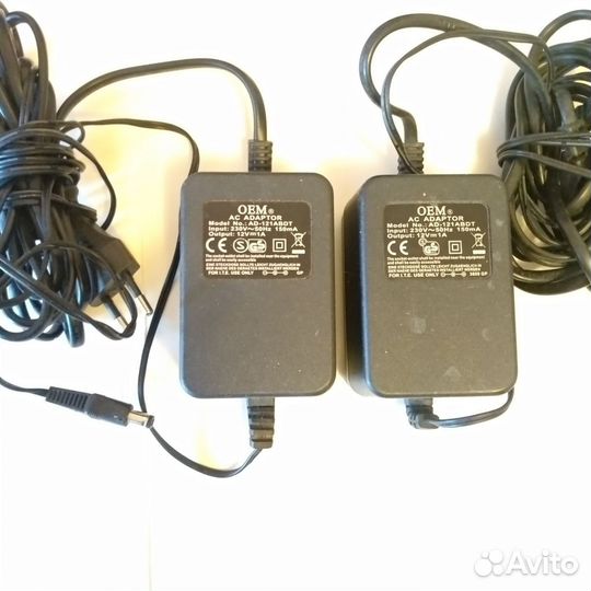 Блок питания, адаптеры 9V, 12V