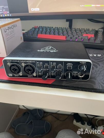 Аудиокарта behringer umc202hd