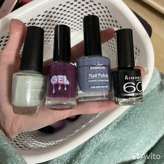 Игрушка, резинки, лаки, тени, зеркало