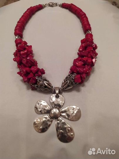 Колье ожерелье ручной работы