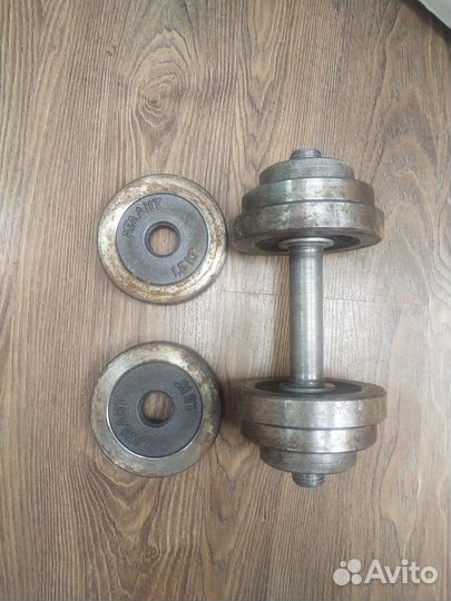 Гантели разборные 10 кг