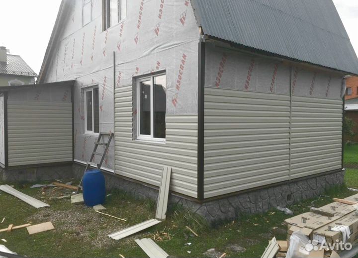 Фасад дома из сайдинга