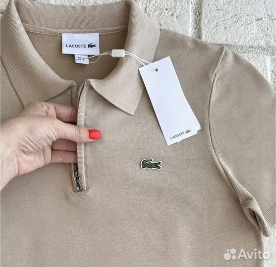 Вязаное поло Lacoste