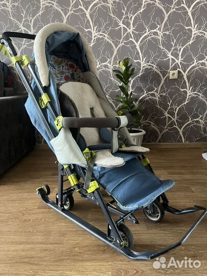 Коляска санки