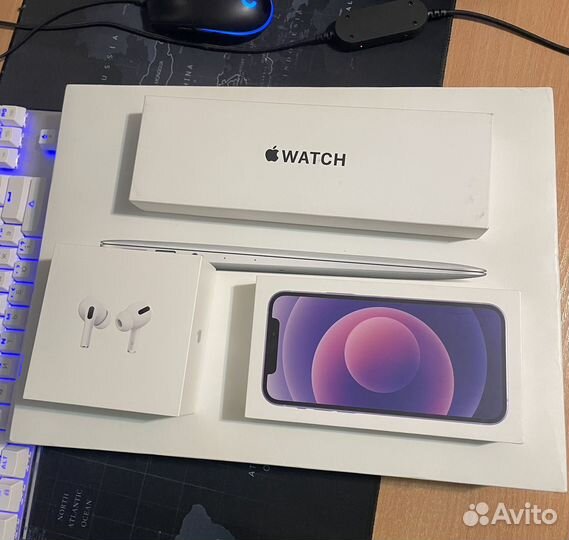 Коробки от техники apple