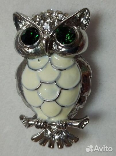 Брошь Сова