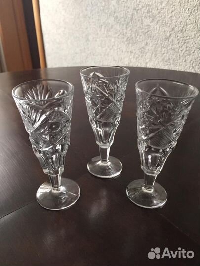 Рюмки хрусталь СССР