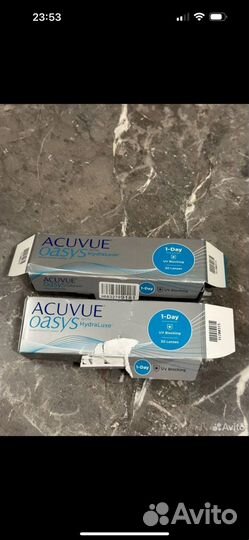 Линзы acuvue oasys -3