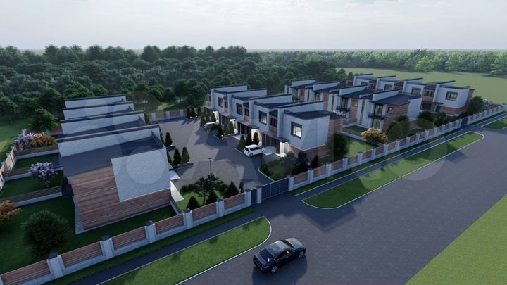 Таунхаус 200 м² на участке 2,5 сот.