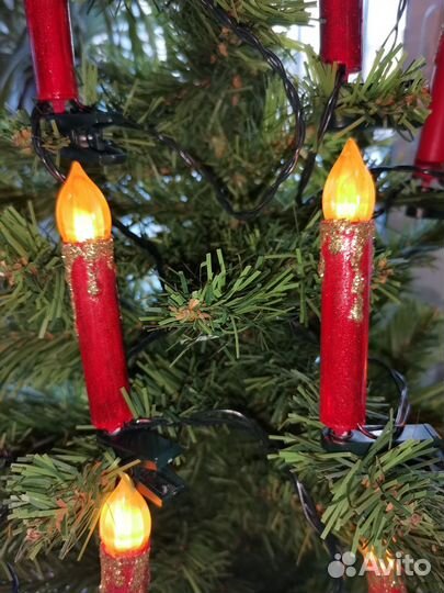 Гирлянда елочная свечи