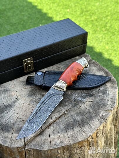 Нож крученый дамаск