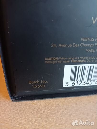 Парфюм мужской Vertus Narcos'is 100ml