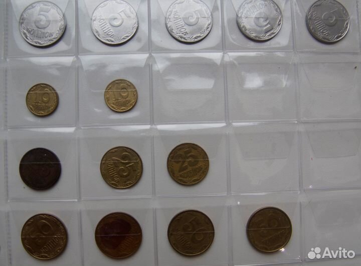 Коллекция разменных монет Украины 1992 года