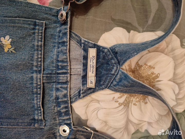 Джинсовый сарафан для девочки