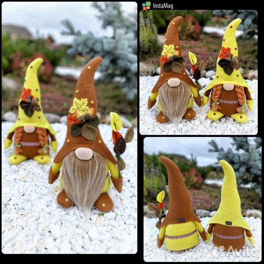 Интерьерные гномы ручной работы