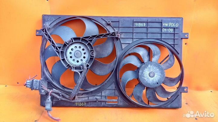 Вентилятор радиатора для Volkswagen Polo 2001-2006