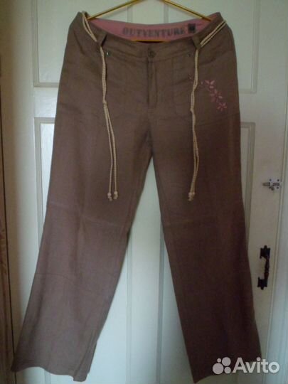 Брючки льняные Outventure 48 р